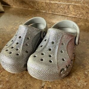 Crocs Glitter Toddler size 9